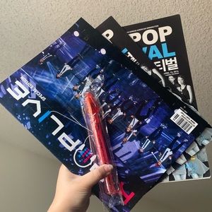 KPOP MAGAZINES W/ CL HELLO BITCHES TOUR LIGHTSTICK